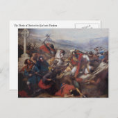 De strijd tegen de poitiers briefkaart (Voorkant / Achterkant)