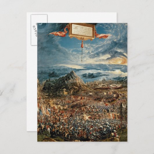 De strijd tegen Issus Briefkaart (Voorkant / Achterkant)