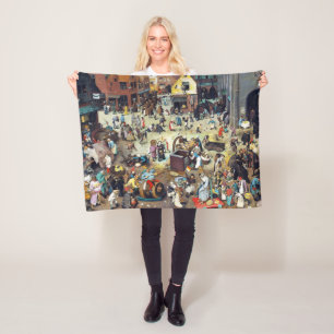 De strijd tussen Carnival en Lent, Bruegel Fleece Deken