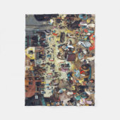 De strijd tussen Carnival en Lent, Bruegel Fleece Deken (Voorkant)