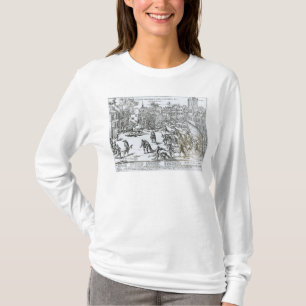 De strijd van Courtrai tussen de Fransen T-shirt