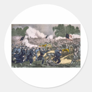 De strijd van Gettysburg, Pa. 3 quinquies. juli 18 Ronde Sticker