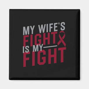 De strijd van mijn vrouw is mijn strijd Sikkelcela Magneet