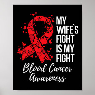De strijd van mijn vrouw is mijn strijd tegen bloe poster