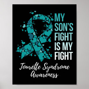 De strijd van mijn zoon is mijn gevecht-Tourette-s Poster
