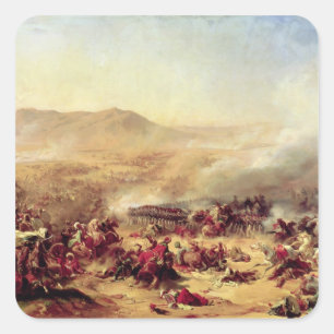 De strijd van Mont Thabor, 16 april 1799 Vierkante Sticker