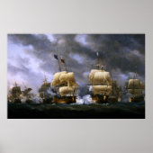 De strijd van Nicholas Pocock tegen Quiberon Bay Poster (Voorkant)