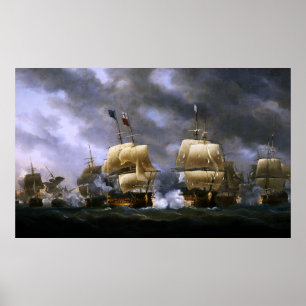 De strijd van Nicholas Pocock tegen Quiberon Bay Poster