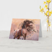 De Strijder Notecard van de geest Kaart (Gele Bloem)