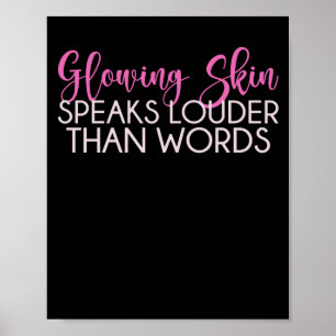 De stromende Huid spreekt Citaat de Huid van de Hu Poster