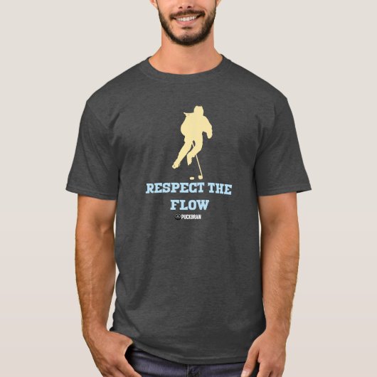 De stroom respecteren t-shirt (Voorkant)