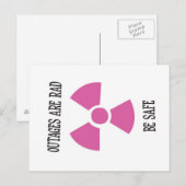 De stroomonderbrekingen zijn weg - Briefkaart (Voorkant / Achterkant)