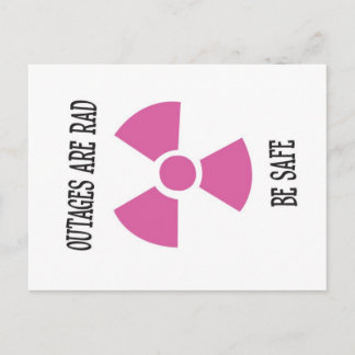 De stroomonderbrekingen zijn weg - Briefkaart