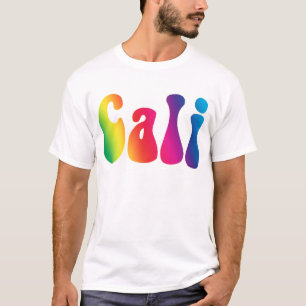 De stropdas-Kleurstof van Cali het Logo van de T-shirt