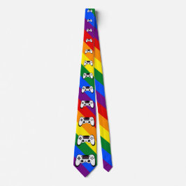 De Stropdas van de Gaymer Rainbow LGBT Pride