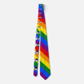 De Stropdas van de Gaymer Rainbow LGBT Pride (Achterkant)