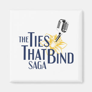 De Stropdassen die saga Logo Magnet binden Magneet