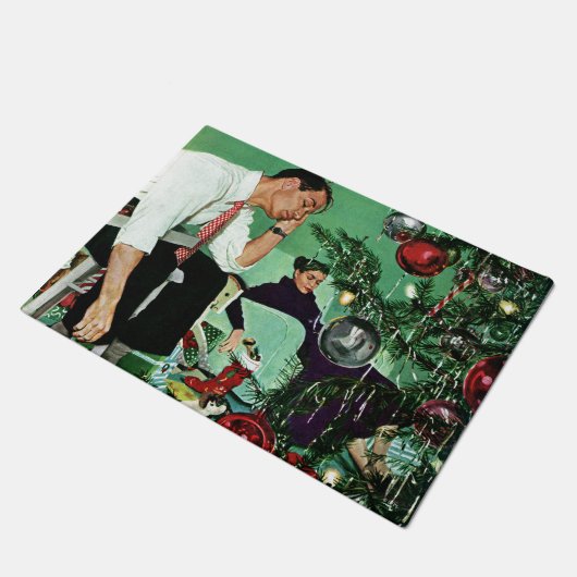 De structuur bijsnijden deurmat (Schuin)