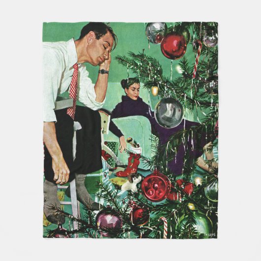 De structuur bijsnijden fleece deken (Voorkant)