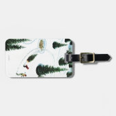 De structuur uitsnijden bagagelabel (Voorkant horizontaal)