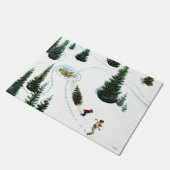 De structuur uitsnijden deurmat (Schuin)