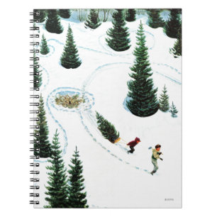 De structuur uitsnijden notitieboek