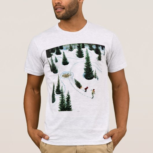 De structuur uitsnijden t-shirt (Voorkant)