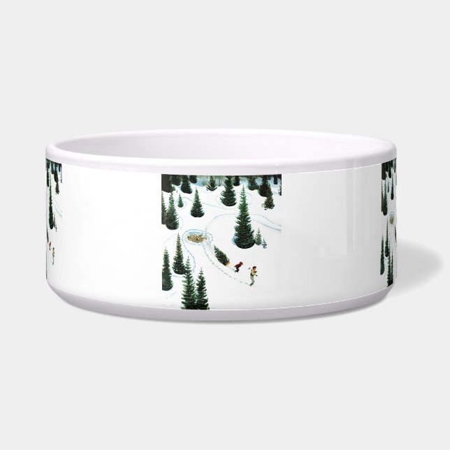 De structuur uitsnijden voerbakje (Voorkant)