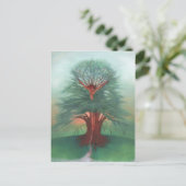 De structuur van het helen briefkaart (Staand voorkant)