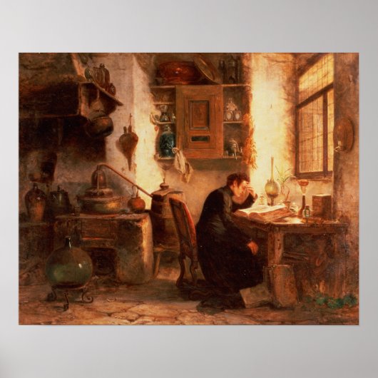 De student scheikunde en apotheek poster (Voorkant)