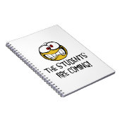 De studenten komen notitieboek (Rechterzijde)