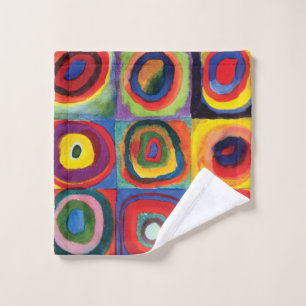 De Studie van de kleur door Wassily Kandinsky Washandje