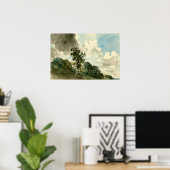 De studie van wolken en bomen - John Constable Poster (Thuiskantoor)