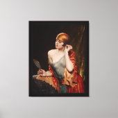 De Studio Mirror van Albert Henry Collings Canvas Afdruk (Voorkant)