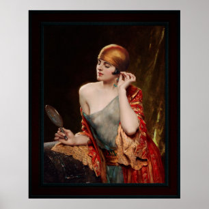 De Studio Mirror van Albert Henry Collings Poster