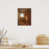 De Studio van Caspar David Friedrich Poster (Keuken)