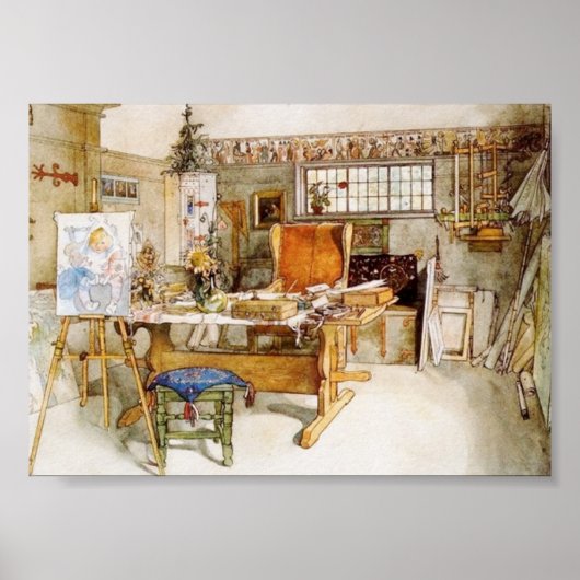 De Studio van de kunstenaar Poster (Voorkant)