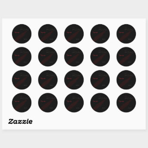 De suburrels #14: "Fame" Hoesje Ronde Sticker