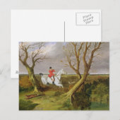 De Suffolk Hunt - Gone Away (olie op canvas) Briefkaart (Voorkant / Achterkant)