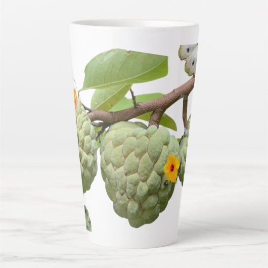 De suikerappel latte mok (Voorkant)