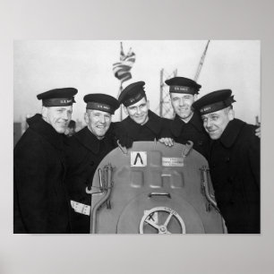 De Sullivan Brothers Aboard the USS Juneau Poster