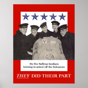 De Sullivanbroers deden hun deel Poster