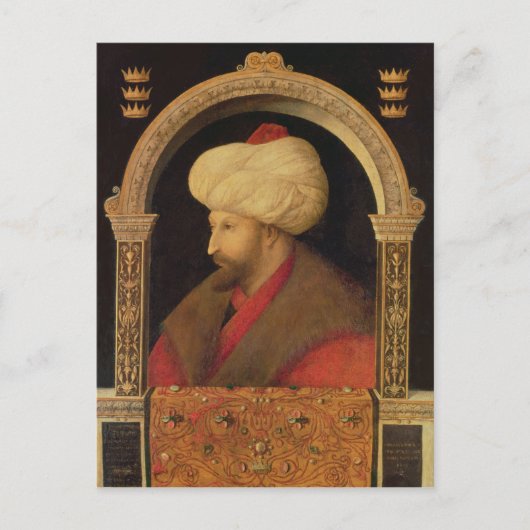 De Sultan Mehmet II 1480 Briefkaart (Voorkant)