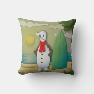 De Summertime Snowman Pillow Kussen