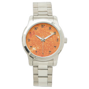De Sun - Hebreeuwse nummering Horloge