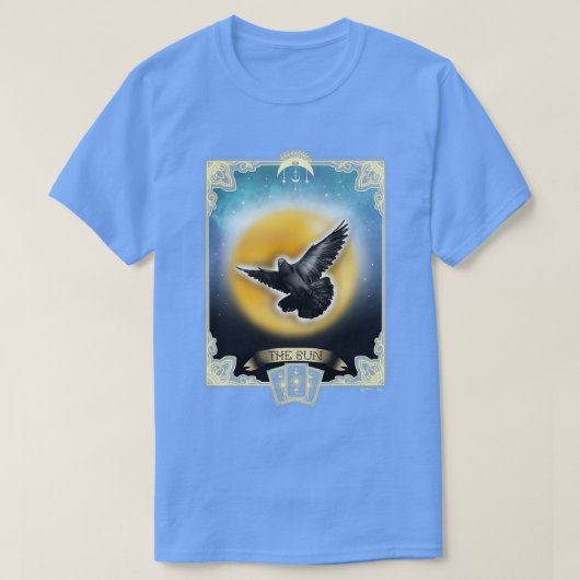 De Sun Tarot Card Illustration T-shirt (Design voorkant)
