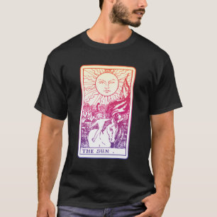 De Sun Tarot Kaart Heks Esthetische Witchy Major A T-shirt