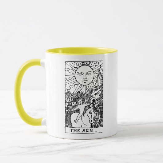 De Sun Tarot-kaart Mok (Links)