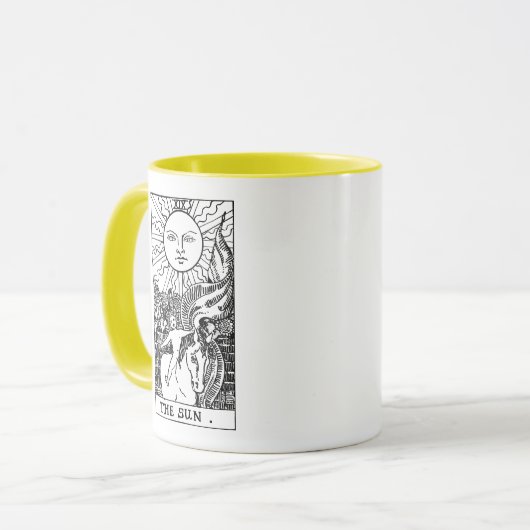 De Sun Tarot-kaart Mok (Voorkant links)