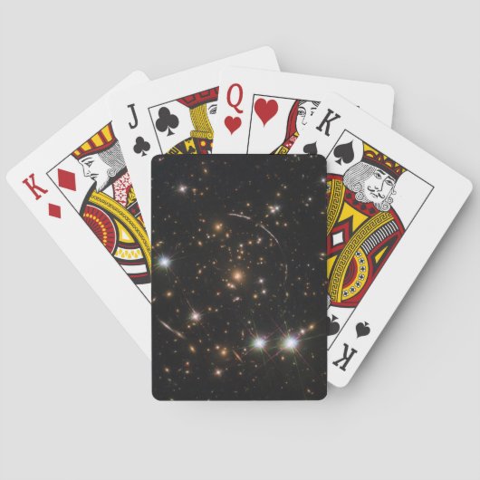 De Sunburst Arc in een enorme sterrenstelsel clust Pokerkaarten (Achterkant)